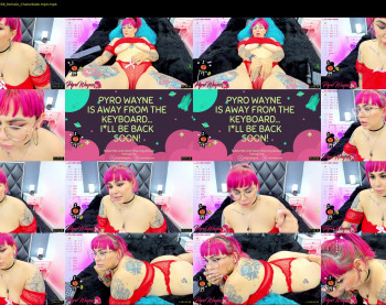 pyrowayne — 74 minute Chaturbate female cam capture, 1080p, Oct 24, 2021
