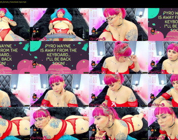 pyrowayne — 74 minute Chaturbate female cam capture, 1080p, Oct 24, 2021
