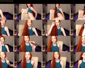 gingerpretty — 9 minute Chaturbate female cam capture, 720p, Oct 25, 2021