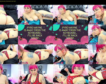 pyrowayne — 75 minute Chaturbate female cam capture, 1080p, Oct 26, 2021