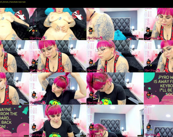 pyrowayne — 73 minute Chaturbate female cam capture, 1080p, Oct 26, 2021