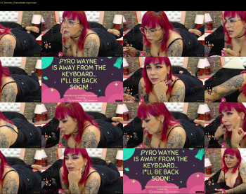 pyrowayne — 71 minute Chaturbate female cam capture, 1080p, Oct 28, 2021