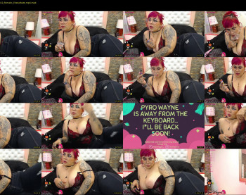 pyrowayne — 73 minute Chaturbate female cam capture, 1080p, Oct 28, 2021