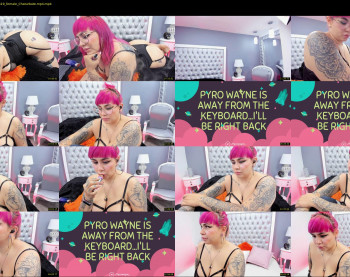 pyrowayne — 65 minute Chaturbate female cam capture, 720p, Oct 29, 2021