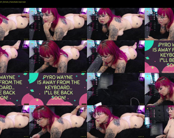 pyrowayne — 74 minute Chaturbate female cam capture, 1080p, Oct 30, 2021