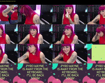 pyrowayne — 38 minute Chaturbate female cam capture, 1080p, Oct 30, 2021