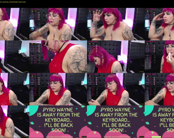 pyrowayne — 60 minute Chaturbate female cam capture, 1080p, Oct 30, 2021