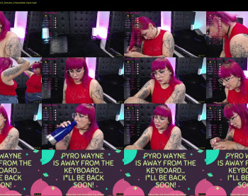 pyrowayne — 51 minute Chaturbate female cam capture, 1080p, Oct 30, 2021