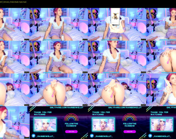 rainbowslut — 19 minute Chaturbate female cam capture, 720p, May 27, 2022