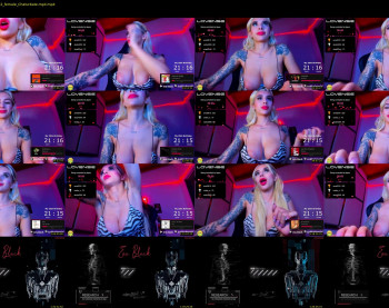 evablack_ — 121 minute Chaturbate female cam capture, 720p, Feb 24, 2023