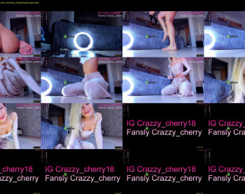 crazzy_cherry — 18 minute Chaturbate female cam capture, 720p, Jun 21, 2023