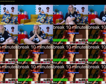 hell_l0ve — 34 minute Chaturbate female cam capture, 720p, Jan 1, 2025