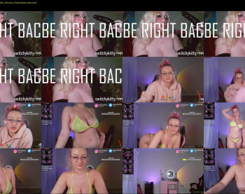 switchykitty — 121 minute Chaturbate female cam capture, 720p, Jan 21, 2025