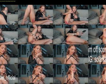 solar_kate — 23 minute Chaturbate female cam capture, 720p, Feb 21, 2025