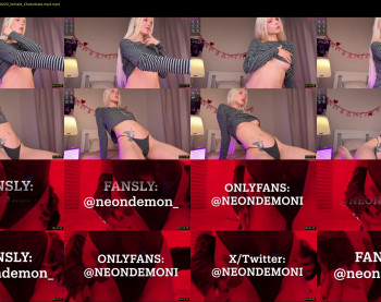 neondemon_ — 13 minute Chaturbate female cam capture, 720p, Jul 7, 2025