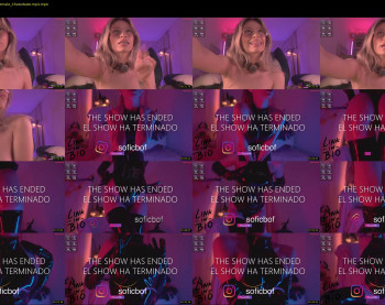 soficb — 4 minute Chaturbate female cam capture, 720p, Sep 11, 2025
