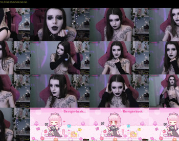 prettybones — 105 minute Chaturbate female cam capture, 720p, Mar 13, 2026